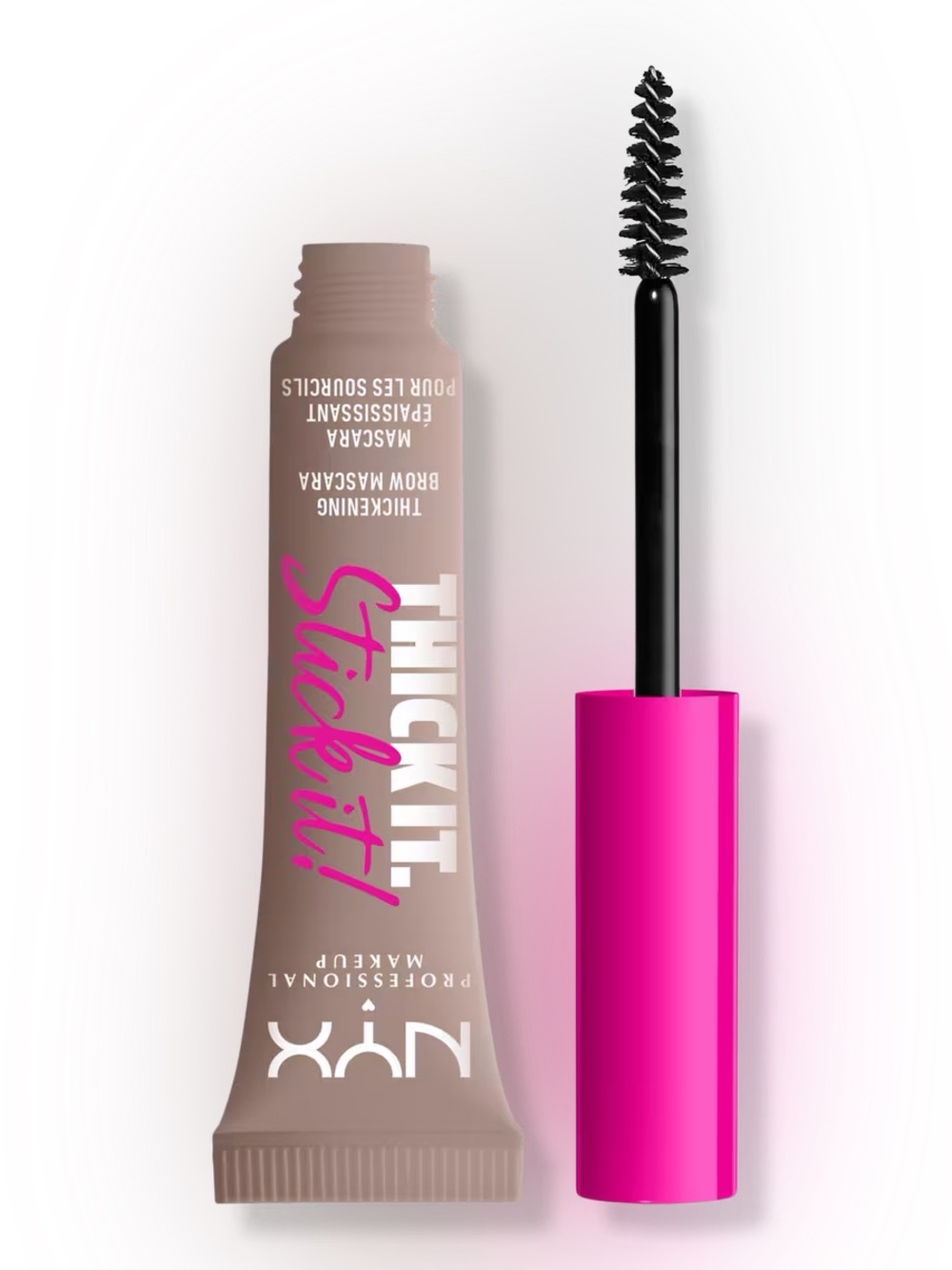 NYX Thick it Stick it! Thickening Brow Gel Mascara - Cool Blonde, NEW